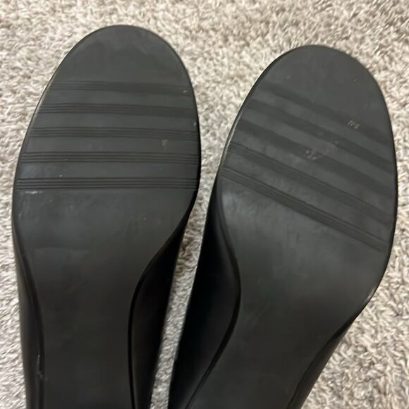 Walking Cradles Womens Black Size 8.5 N Myles Slides Heeled Slip Ons Comfort - Picture 8 of 16